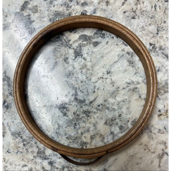 Vintage Princess 5" Adjustable Spring Tension Wood Embroidery Hoop Non-Felt - Picture 2 of 3